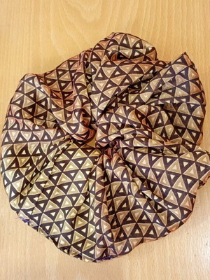 Handmade hair elastic from Indian sari, new