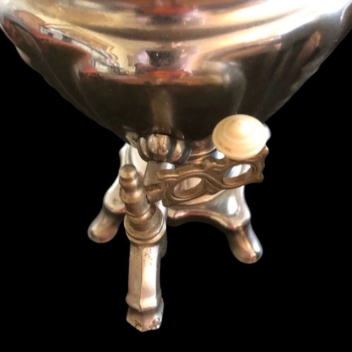 Russian electric samovar used