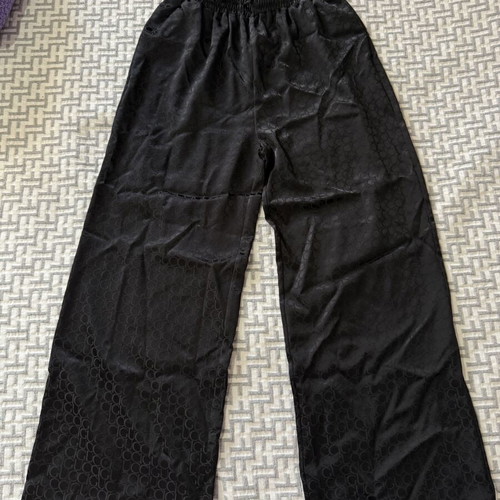 Gucci satin black tracksuit new, size M fits L
