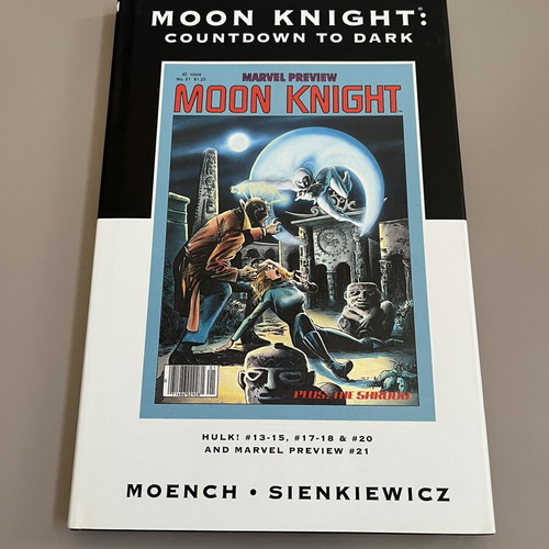 Moon Knight: Countdown to Dark HC like new, Marvel Premiere Classic Vol. 50