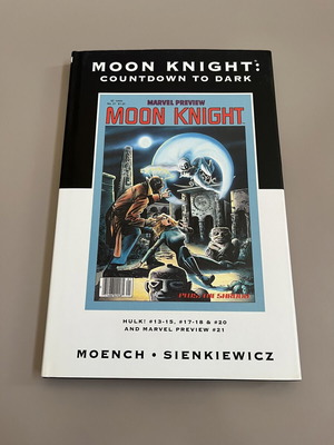 Moon Knight: Countdown to Dark HC like new, Marvel Premiere Classic Vol. 50