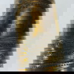 Μπρούτζινος μύλος του καφέ μεταχειρισμένος παλιός