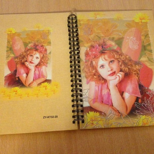 Vintage 2000s spiral hardcover notebook