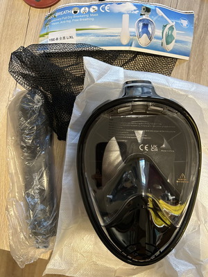 YSE-B μάσκα πλήρους προσώπου για snorkeling σε μέγεθος L/XL