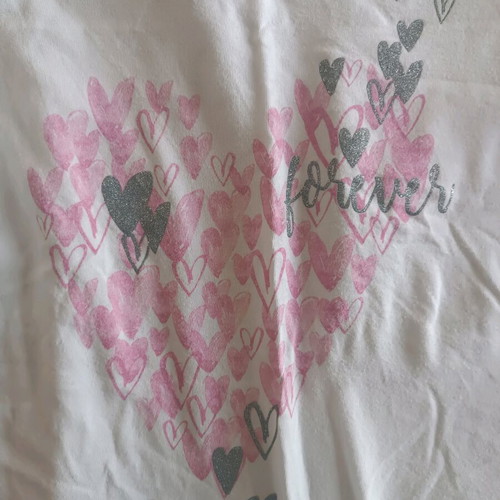 Benetton set jacket and t shirt 11-12 like new, pink