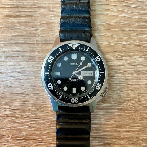 Orient Vintage Professional Diver 42mm used, black