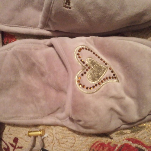 Branded velvet slippers new, gray, size 38