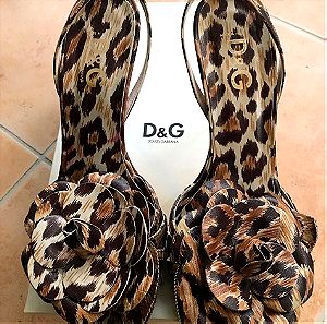 Dolce Gabbana leopard sandals 37
