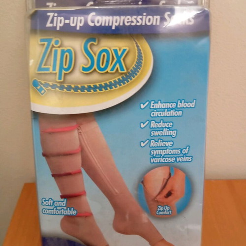 Zip Sox compression socks S/M new