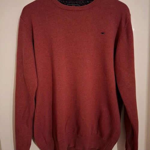 Funky Buddha men's thin sweater like new, orange-red, size L
