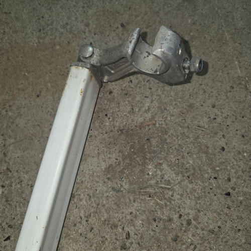 Aluminum balcony awning arms, like new, set of 2