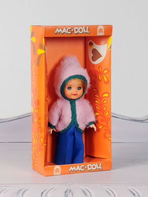 Mac Doll Νίνα vintage κούκλα NRFB