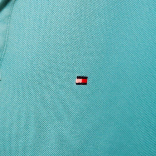 Tommy Hilfiger men's polo shirt turquoise L