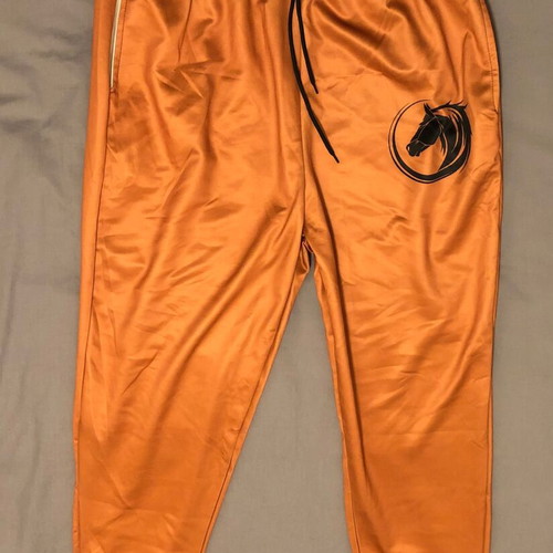 Sweatpants Horse Logo XL like new, orange