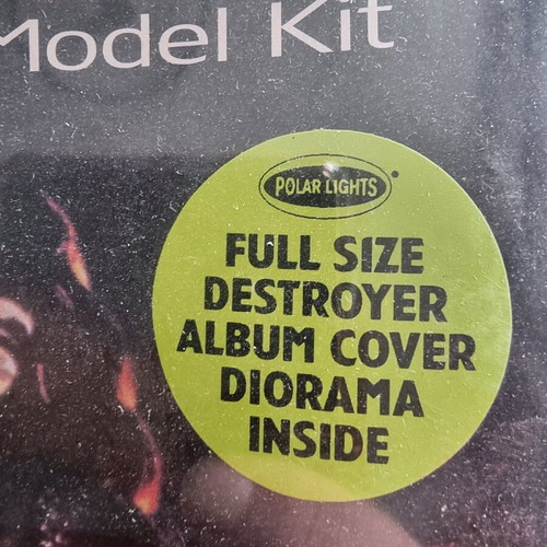 KISS Destroyer model kits set of 4, like new
