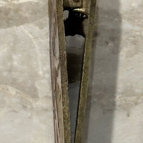 Greek connector from 1970s brass and enamel like new