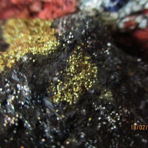 Pyrite, Galena, Sphalerite mineral new 3 in 1, size 7 cm