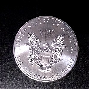Ασημένιο νόμισμα μιας ουγγιάς - 1oz. American Silver(.999) Eagle 2012(Ι)
