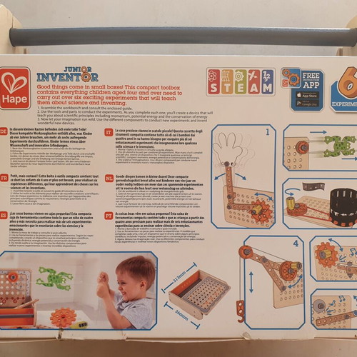 Hape Junior Inventor Science Experiment Toolbox STEAM toy