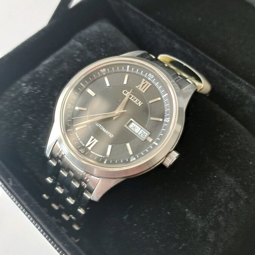 Citizen NY4050-54E men's automatic watch new, black