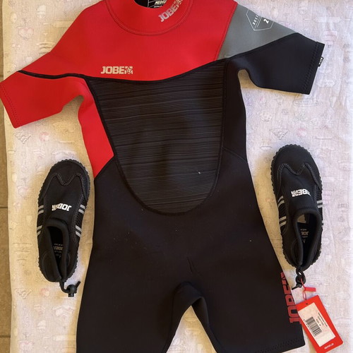 Jobe Kids' Water Sports Set new with neoprene shorty and aqua shoes