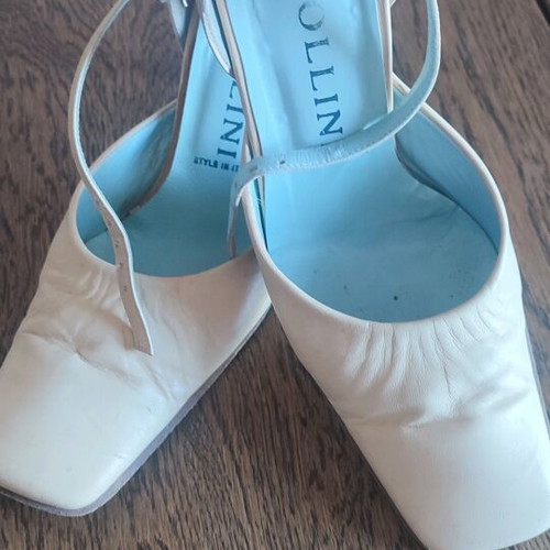 Pollini leather pumps used, size 37, beige