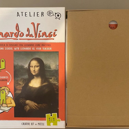 Leonardo da Vinci creative kid puzzle set like new