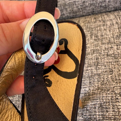 Replay women sandals size 41 like new, black and beige