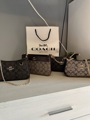 Coach shoulder bag, multicolor