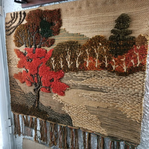 Decorative wall tapestry like new