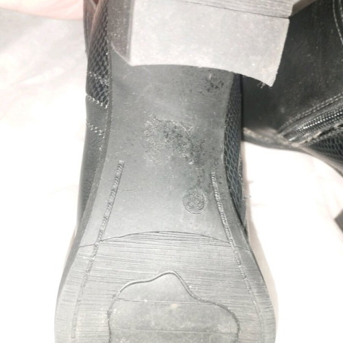 La Coquette black boots size 38 like new