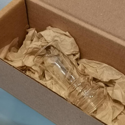 Small glass vase used, vintage, gift packaging included
