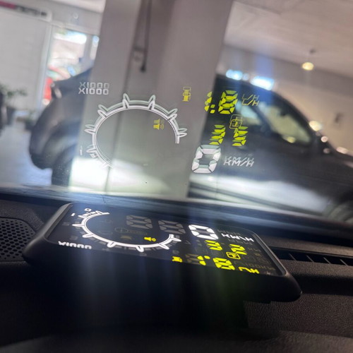 Head Up Display multi-function for windshield indicators with OBD2 connection like new