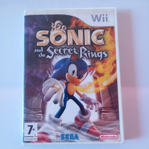 Sonic and the Secret Rings Nintendo Wii game used, PAL edition
