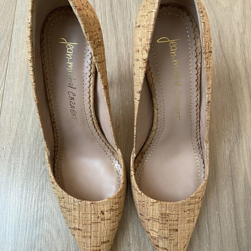 Jean-Michel Cazabat cork pumps size 38, Vero Cuoio