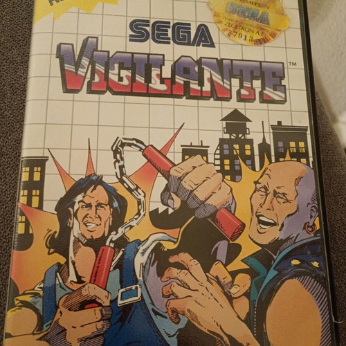 Vigilante game for Sega Master System like new
