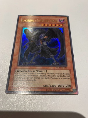 Blackwing Elphin anime card like new, vintage