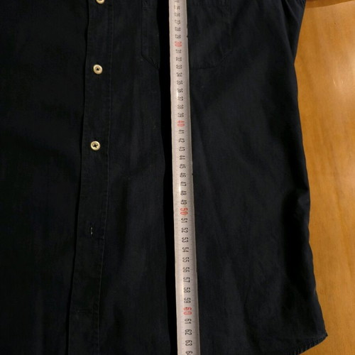 Oxford Company men's fabric shirt used, size M, blue