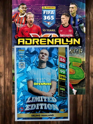 Карта Erling Haaland Limited Edition Fifa 365 2025 Andrenalyn XL нова