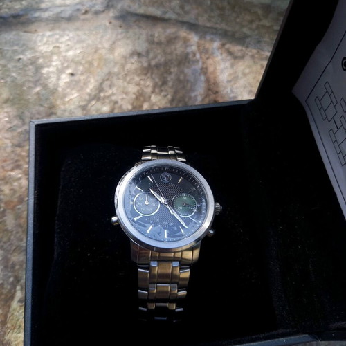 BMW watch new, silver, authentic
