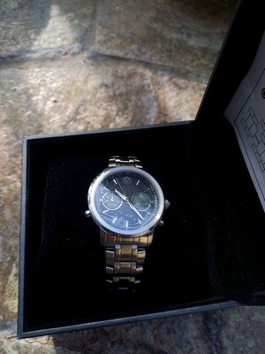 BMW watch new, silver, authentic