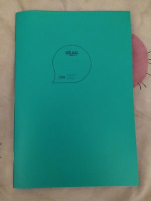 Skag A4 notebook, 60 sheets, 80 gr paper
