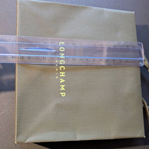 Longchamp paper bag like new, approx. 19x18 cm