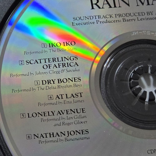 Rain Man Original Motion Picture Soundtrack CD like new
