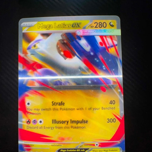 Pokemon Mega Latias Ex Jumbo Card like new