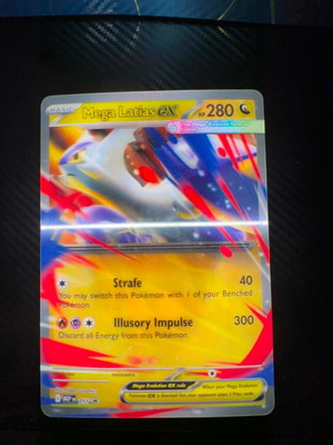 Pokemon Mega Latias Ex Jumbo Card like new