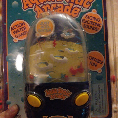 Aqua Sonic electronic water game sealed, 1990s toy