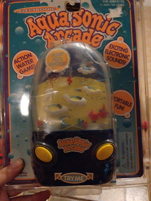 Aqua Sonic electronic water game sealed, 1990s toy