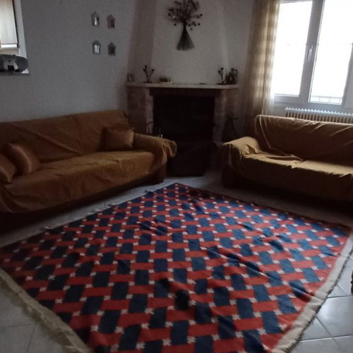 Handmade velentza new with red, white and blue patterns 2.06x2.43