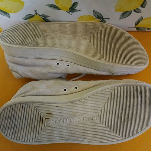 Emporio Armani sneakers used, size 46, white